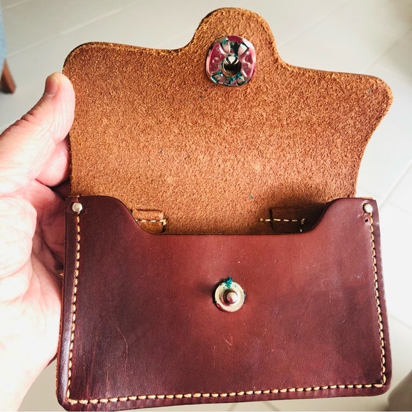 Bucheimer Leather Ammo Belt Pouch Holder Hunting Storage Case #157 A - Picture 4 of 6